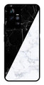 Black White Marble Design Metal Mobile Case for IQOO 11 5G   (Design No -09)