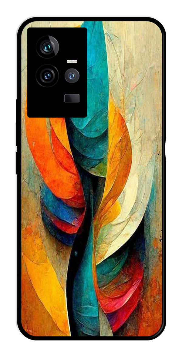 Modern Art Metal Mobile Case for IQOO 11 5G   (Design No -11)