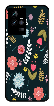 Floral Pattern2 Metal Mobile Case for IQOO 11 5G