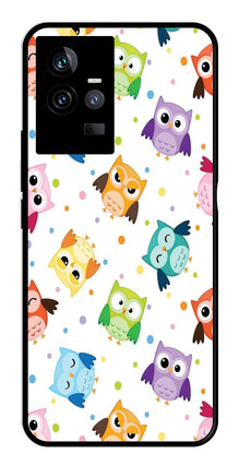 Owls Pattern Metal Mobile Case for IQOO 11 5G