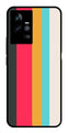 Muted Rainbow Metal Mobile Case for IQOO 11 5G   (Design No -31)