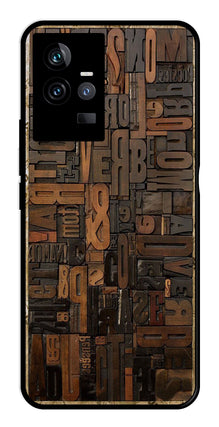 Alphabets Metal Mobile Case for IQOO 11 5G
