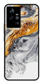 Marble Pattern Metal Mobile Case for IQOO 11 5G   (Design No -36)