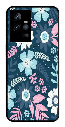 Flower Leaves Design Metal Mobile Case for IQOO 11 5G