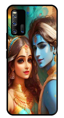 Lord Radha Krishna Metal Mobile Case for iQOO 3 5G