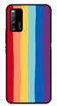 Rainbow MultiColor Metal Mobile Case for iQOO 3 5G   (Design No -03)