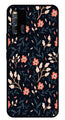 Floral Pattern Metal Mobile Case for iQOO 3 5G   (Design No -10)