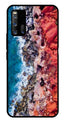 Sea Shore Metal Mobile Case for iQOO 3 5G   (Design No -18)