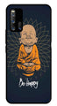 Be Happy Metal Mobile Case for iQOO 3 5G   (Design No -27)