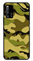 Army Pattern Metal Mobile Case for iQOO 3 5G   (Design No -35)