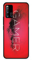 Gamer Pattern Metal Mobile Case for iQOO 3 5G   (Design No -41)
