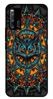 Owl Pattern Metal Mobile Case for iQOO 3 5G