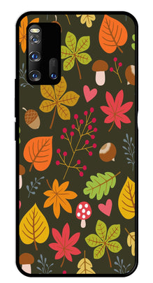 Leaves Design Metal Mobile Case for iQOO 3 5G