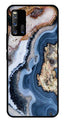 Marble Design Metal Mobile Case for iQOO 3 5G   (Design No -53)