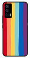 Rainbow MultiColor Metal Mobile Case for iQOO 7 5G   (Design No -03)