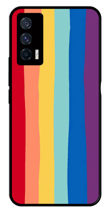 Rainbow MultiColor Metal Mobile Case for iQOO 7 5G