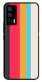 Muted Rainbow Metal Mobile Case for iQOO 7 5G   (Design No -31)