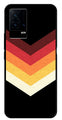 MultiColor Arrow Metal Mobile Case for iQOO 9 5G   (Design No -04)