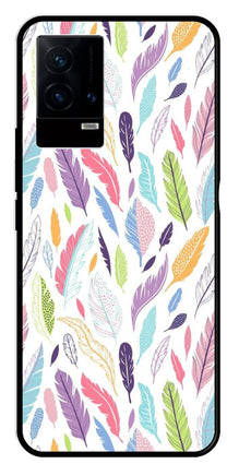 Colorful Feathers Metal Mobile Case for iQOO 9 5G