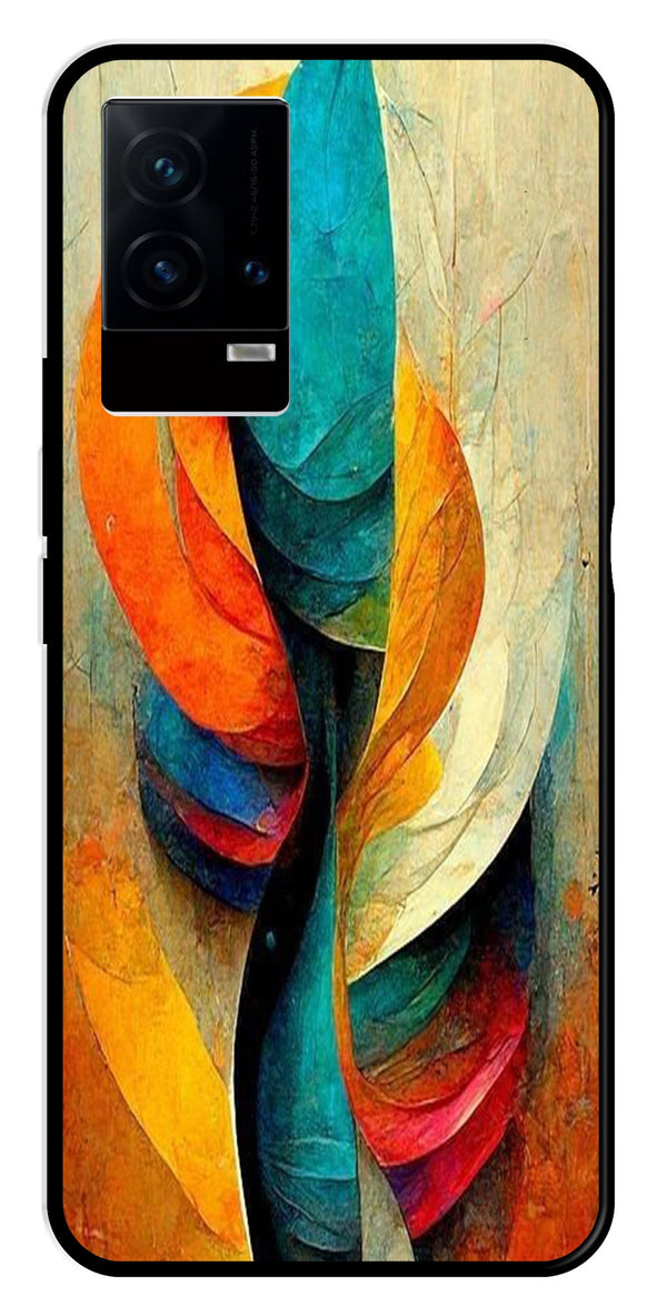 Modern Art Metal Mobile Case for iQOO 9 5G   (Design No -11)