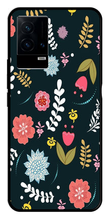 Floral Pattern2 Metal Mobile Case for iQOO 9 5G