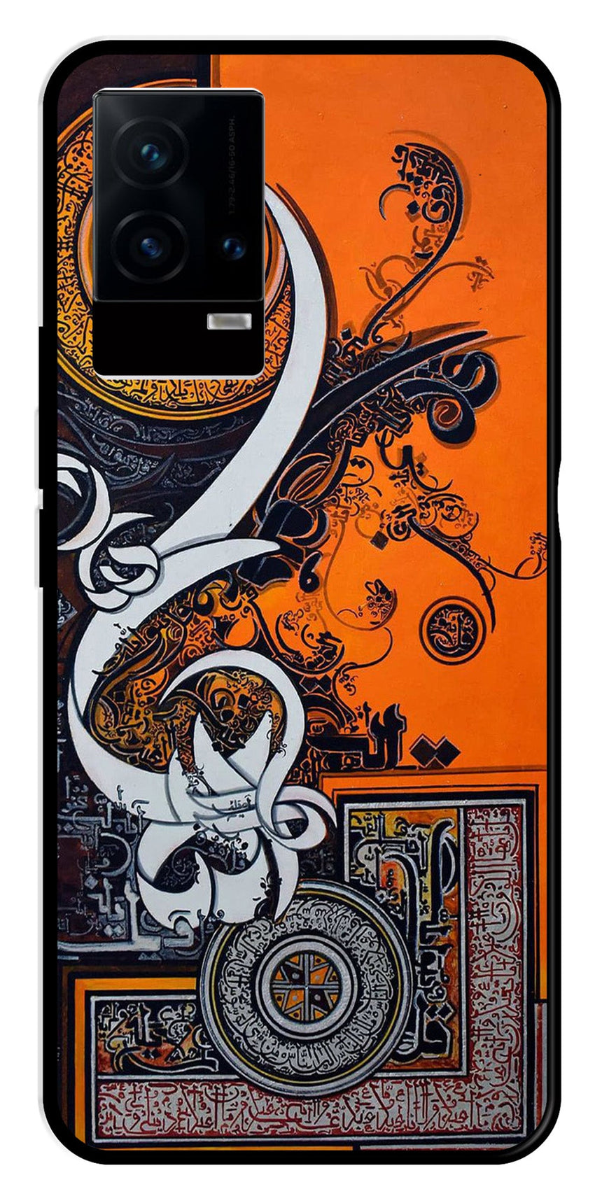 Qalander Art Metal Mobile Case for iQOO 9 5G   (Design No -16)