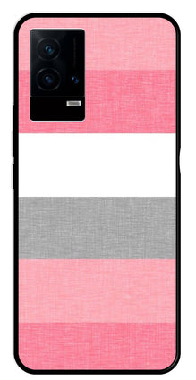Pink Pattern Metal Mobile Case for iQOO 9 5G