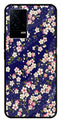 Flower Design Metal Mobile Case for iQOO 9 5G   (Design No -25)
