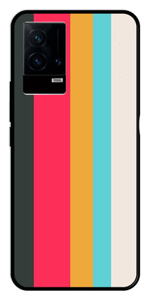 Muted Rainbow Metal Mobile Case for iQOO 9 5G