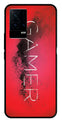 Gamer Pattern Metal Mobile Case for iQOO 9 5G   (Design No -41)