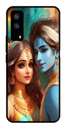 Lord Radha Krishna Metal Mobile Case for iQOO Z5X 5G
