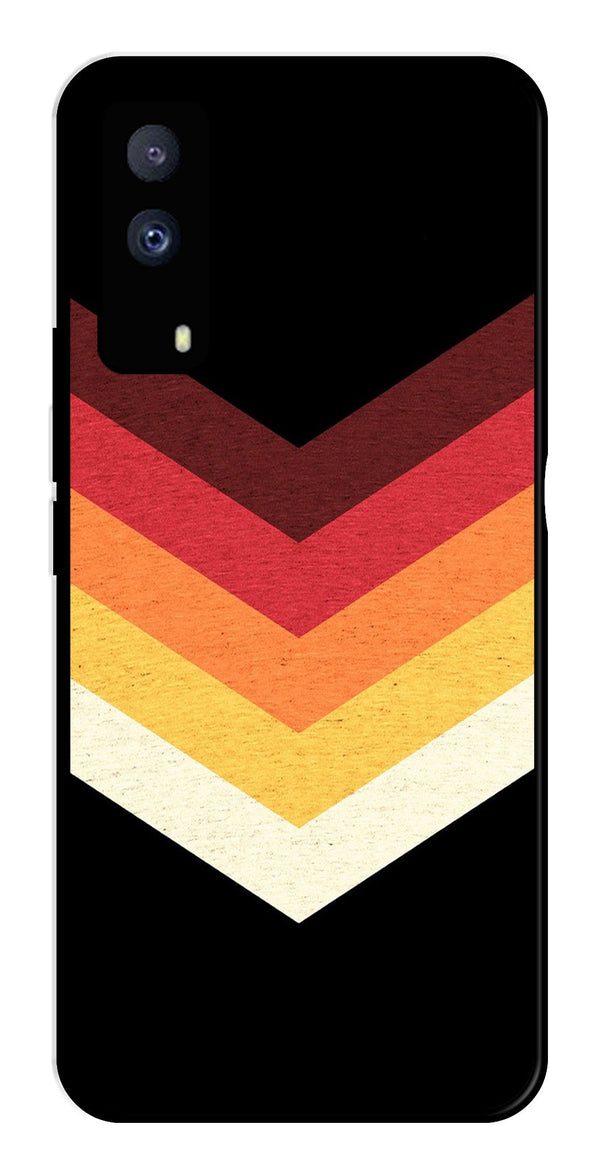 MultiColor Arrow Metal Mobile Case for iQOO Z5X 5G   (Design No -04)