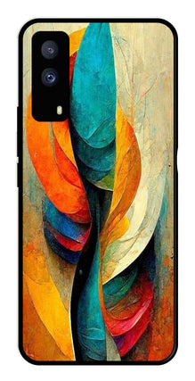 Modern Art Metal Mobile Case for iQOO Z5X 5G