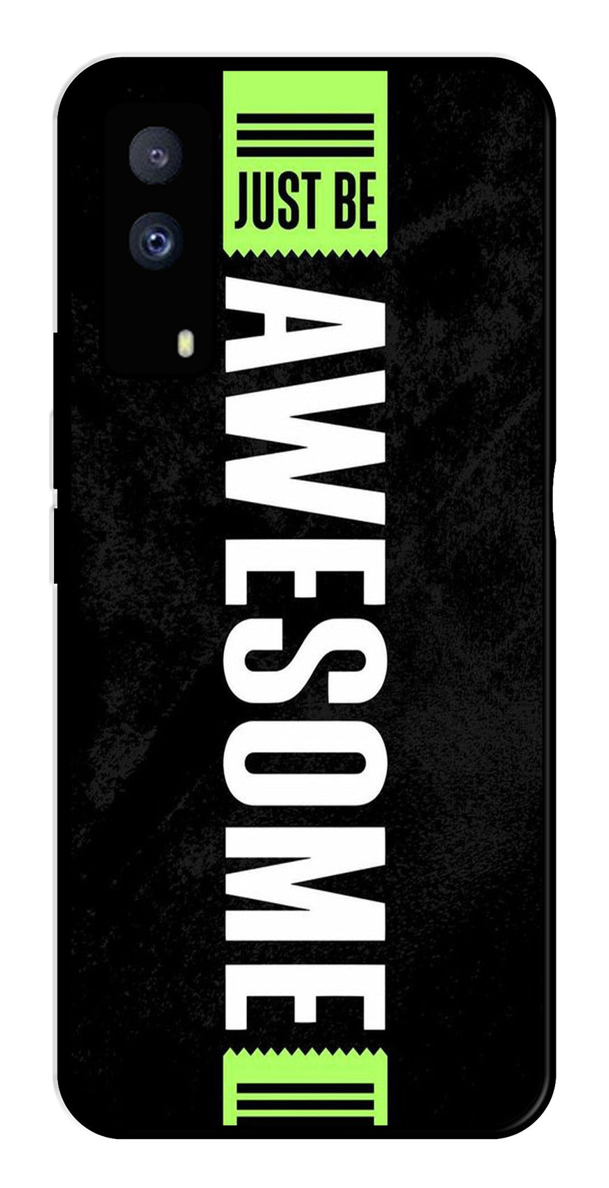 Awesome Metal Mobile Case for iQOO Z5X 5G   (Design No -33)