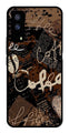 Coffee Pattern Metal Mobile Case for iQOO Z5X 5G   (Design No -37)