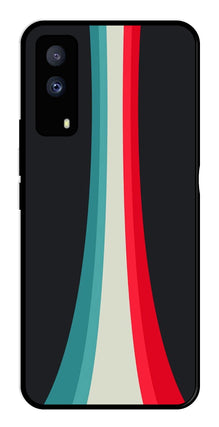 Modern Art Colorful Metal Mobile Case for iQOO Z5X 5G