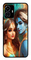 Lord Radha Krishna Metal Mobile Case for iQOO Z6 Lite   (Design No -01)