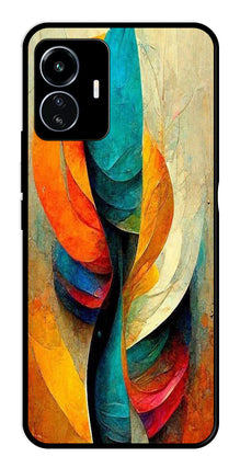 Modern Art Metal Mobile Case for iQOO Z6 Lite
