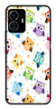 Owls Pattern Metal Mobile Case for iQOO Z6 Lite   (Design No -20)