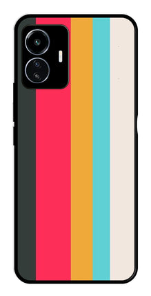 Muted Rainbow Metal Mobile Case for iQOO Z6 Lite