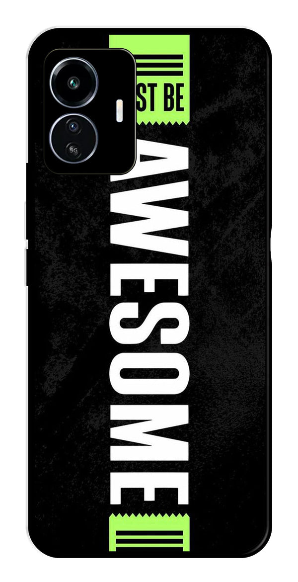 Awesome Metal Mobile Case for iQOO Z6 Lite   (Design No -33)