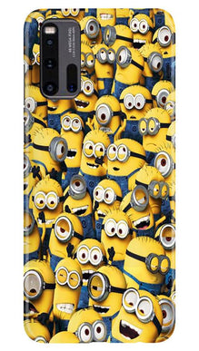 Minions Mobile Back Case for Vivo iQ00 3  (Design - 126)