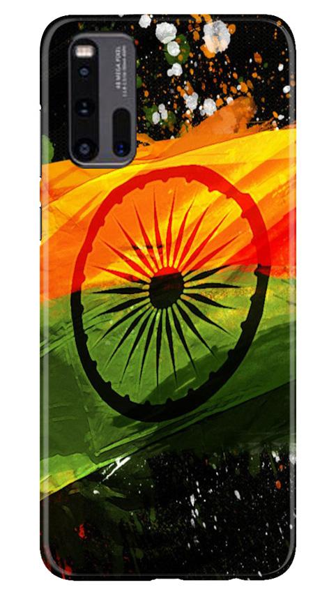 Indian Flag Case for Vivo iQ00 3  (Design - 137)