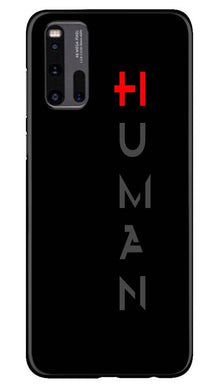 Human Mobile Back Case for Vivo iQ00 3  (Design - 141)