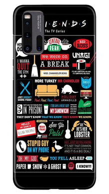 Friends Mobile Back Case for Vivo iQ00 3  (Design - 145)