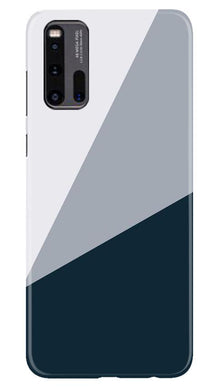 Blue Shade Mobile Back Case for Vivo iQ00 3 (Design - 182)