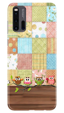 Owls Mobile Back Case for Vivo iQ00 3 (Design - 202)