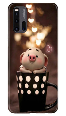 Cute Bunny Mobile Back Case for Vivo iQ00 3 (Design - 213)