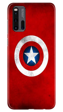 Captain America Mobile Back Case for Vivo iQ00 3 (Design - 249)