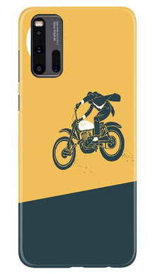 Bike Lovers Mobile Back Case for Vivo iQ00 3 (Design - 256)